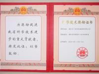 Hubei Science and Technology Innovation Award for SMEs